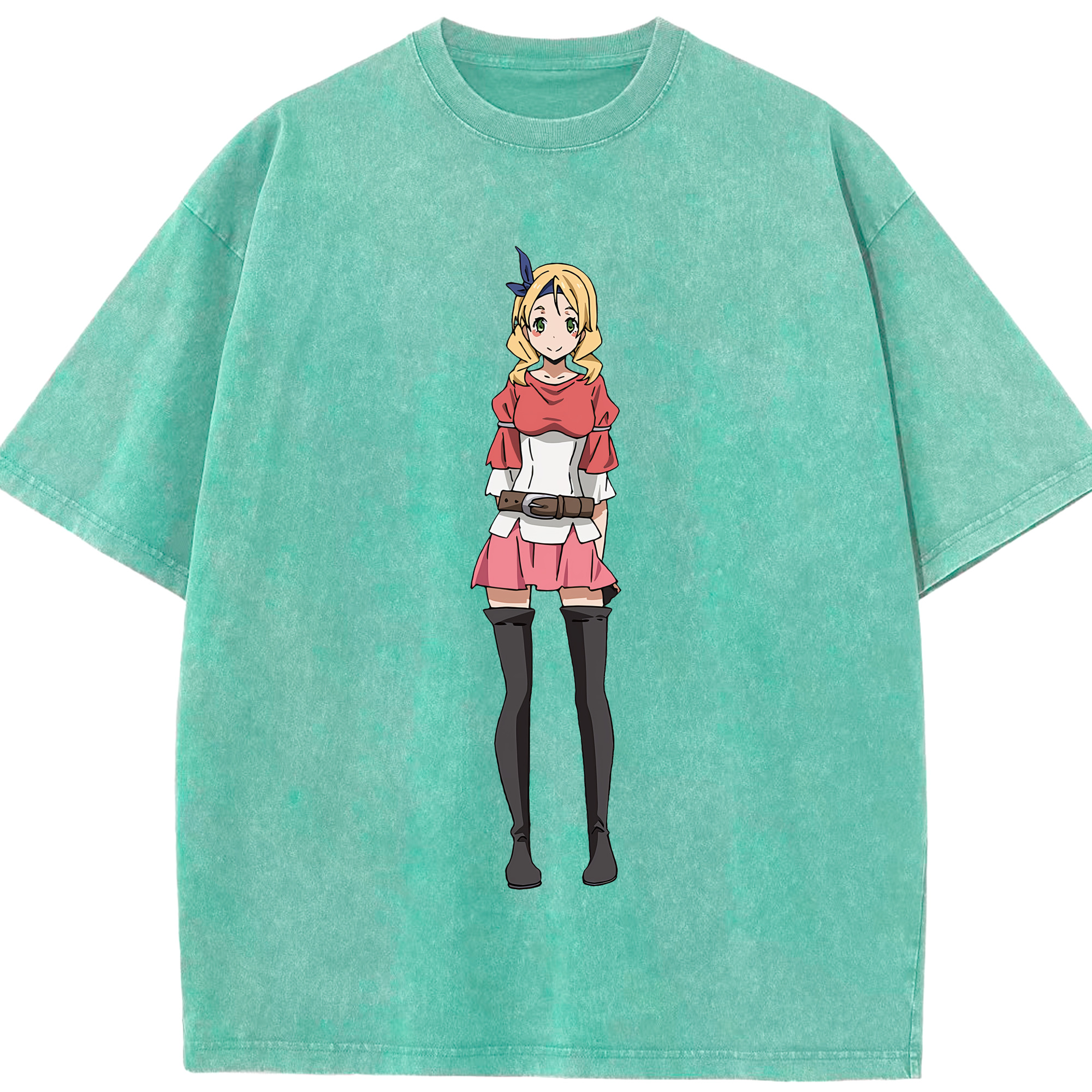 （画像用） 転スラ Regarding Reincarnated to Slime 綿100% ヴィンテージ風 半袖Tシャツ（フロントプリント）